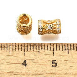 925 бусина из чистого серебра с микропаве и прозрачным фианитом STER-B006-11B-G