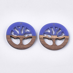 Подвески из смолы и дерева&nbsp;X-RESI-S358-37C