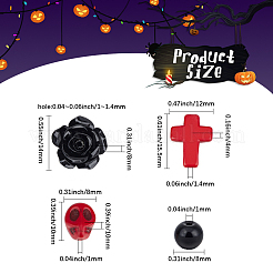 Наборы для самостоятельного изготовления браслетов на тему Хэллоуина&nbsp;DIY-SC0031-78