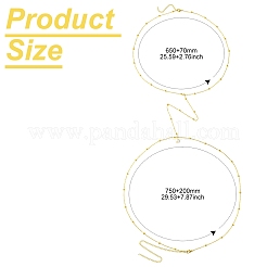 Латунные спутниковые цепи для тела для сексуальных женщин&nbsp;NJEW-CJ00001