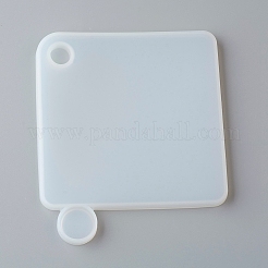 Силиконовые Молды для квадратных крышек&nbsp;LS-AJEW-D046-19