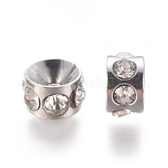 Бусины из хрусталя и страз из нержавеющей стали 304 STAS-E474-54B-P