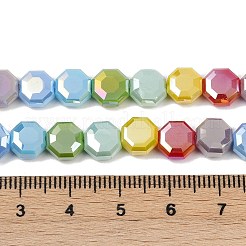 Гальванические непрозрачные стеклянные бусины&nbsp;EGLA-G039-05A-02