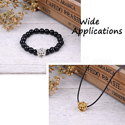 20 шт. 2 цвета бусины из европейского сплава в тибетском стиле&nbsp;TIBEB-TA0001-24