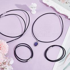 Изготовление ожерелья из 5 шнура из коровьей кожи&nbsp;MAK-UN0001-62