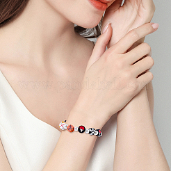 300шт 5 стиля ручной работы бусины из полимерной глины&nbsp;CLAY-PA0001-30