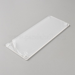 Коробки для демонстрации собранных прямоугольных акриловых фигурок ODIS-WH0058-34