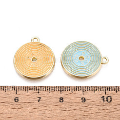 Подвески из эмали и сплава&nbsp;ENAM-T024-31M-G