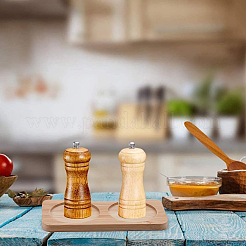 2 круглый поднос из бамбука с прорезями&nbsp;ODIS-WH0329-38B