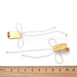 Серьги-гвоздики из нержавеющей стали 304&nbsp;EJEW-S253-10B-G