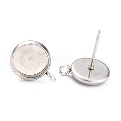 Серьги-гвоздики из нержавеющей стали 304 STAS-B003-01P