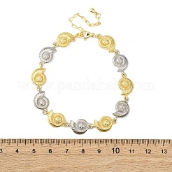 Браслеты из латунной цепочки для женщин BJEW-G762-01GP-01