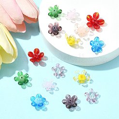 16шт 8 цвета бусины лэмпворк ручной работы LAMP-FS0001-26