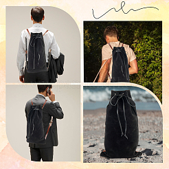 Рюкзаки из флокированного волокна с завязками&nbsp;ABAG-WH20019-02C