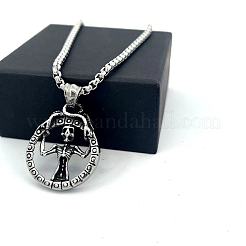 Винтажный панк-кулон в виде черепа женщины из нержавеющей стали 304 для мужчин и женщин.&nbsp;ZC1916