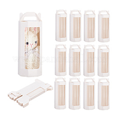 10 шт. бумажные подарочные коробки для хранения с видимым окном CON-WH0088-98B