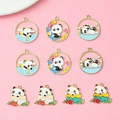 Подвески из сплава эмали 10шт 5 стиля&nbsp;ENAM-YW0003-76