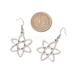 Атомная структура 304 нержавеющая сталь серьги-подвески&nbsp;EJEW-JE06420