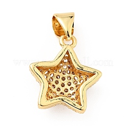 Латунные микро проложить кубического циркония подвески&nbsp;KK-E015-09G-01