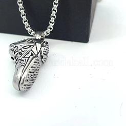 Ожерелья из нержавеющей стали с подвеской в виде спортивной обуви для мужчин PX8427