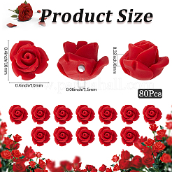 80 шт. бусины киновари FIND-SC0014-38