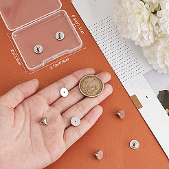 8 шт. Латунные гайки для ушей FIND-BBC0003-57P