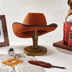 Вешалка для шляп из каучукового дерева в форме купола ODIS-WH0025-254A