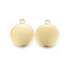 Оправы для подвесок из нержавеющей стали 304 в виде кабошонов STAS-P210-06G