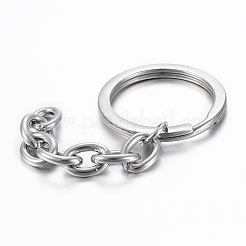 Противотуманные полированные разъемные брелоки из нержавеющей стали 304 STAS-H558-33P