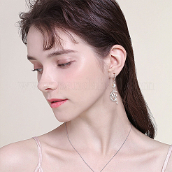 20 шт. двухцветная латунная фурнитура для сережек-гвоздиков с 2 шт. пластиковыми гайками&nbsp;FIND-BBC0002-13