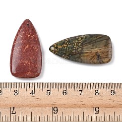 Натуральная полихромная яшма/камень Пикассо/подвески из яшмы Пикассо&nbsp;G-Z095-02