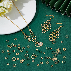 100 шт. 4-х цветные латунные разъемные кольца KK-PH0013-19