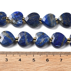 Нитки бусины из натурального ляписа-лазури G-B044-B19-01