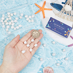 2 нить бусин из натурального культивированного пресноводного жемчуга PEAR-SC0001-10