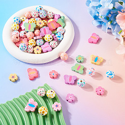 9 стиль деревянных бусин&nbsp;WOOD-TA0002-58