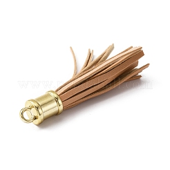 Большие подвески с кисточками из искусственной кожи&nbsp;FIND-WH0111-155Q