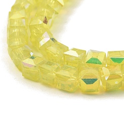 Выпечка окрашенные стеклянные бусины пряди&nbsp;DGLA-D001-05F