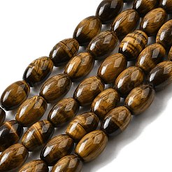 Природных тигровый глаз бисер нитей&nbsp;LS-G-A275-A01-8x12mm-AB