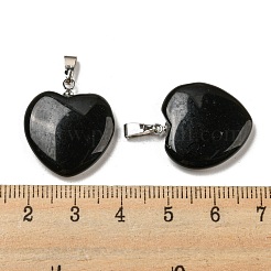 Природные подвески обсидиана&nbsp;G-G956-B77-FF