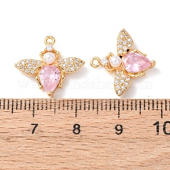 Латунные микро проложить кубического циркония подвески&nbsp;KK-A284-14G-01