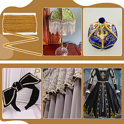 Плетеная кружевная лента из полиэстера SENE-WH0003-35A