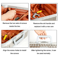 Ручка для багажной ручки из полипропилена (ПП)&nbsp;KY-WH0020-74P