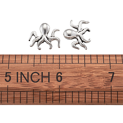 Сплавочные овальные бусины тибетского стиля &nbsp;PALLOY-TAC0009-18AS