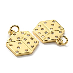 Латунь с подвесками из фианита&nbsp;KK-K341-19A-G