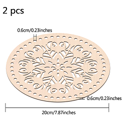 Дно корзин из липы&nbsp;WOOD-WH0111-005