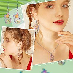 20шт радужные подвески из сплава FIND-FH0003-56