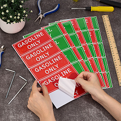 12 лист 2-х цветных водонепроницаемых ПВХ предупреждающих наклеек&nbsp;DIY-OC0014-64