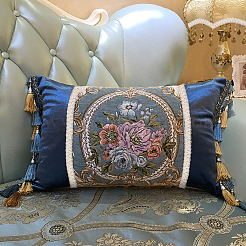 Плетеная кружевная отделка из полиэстера&nbsp;OCOR-WH0078-09D