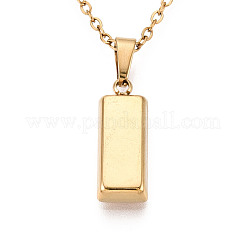 Подвески из нержавеющей стали 304&nbsp;NJEW-T018-46G