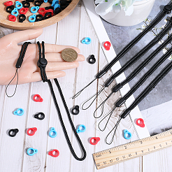 6шт регулируемый ремешок на шею из полиэстера DIY-GF0008-35B